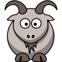 Cabra's mascot, the cute goat
